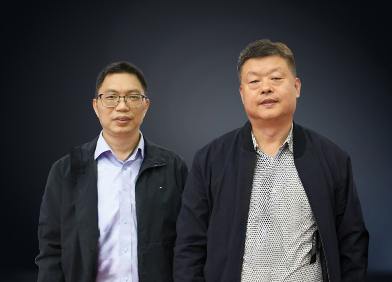 廣州市麥多科機(jī)械有限公司潘建波（左）